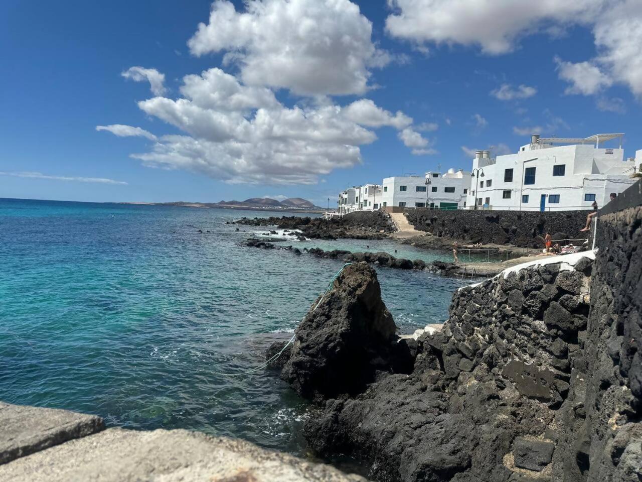 Gran Terraza 1 Minuto De Las Piscinas Naturales Punta Mujeres المظهر الخارجي الصورة