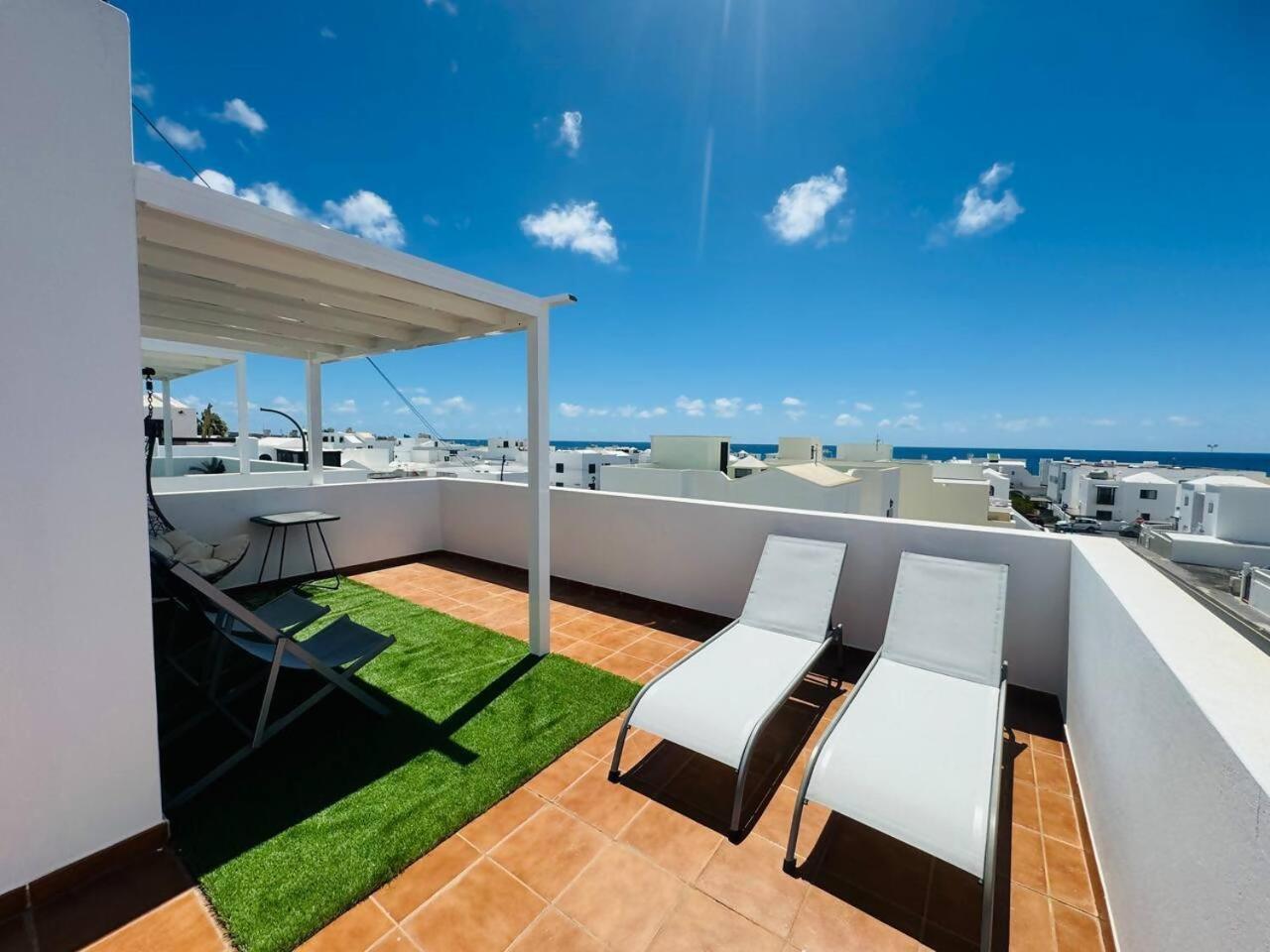 Gran Terraza 1 Minuto De Las Piscinas Naturales Punta Mujeres المظهر الخارجي الصورة