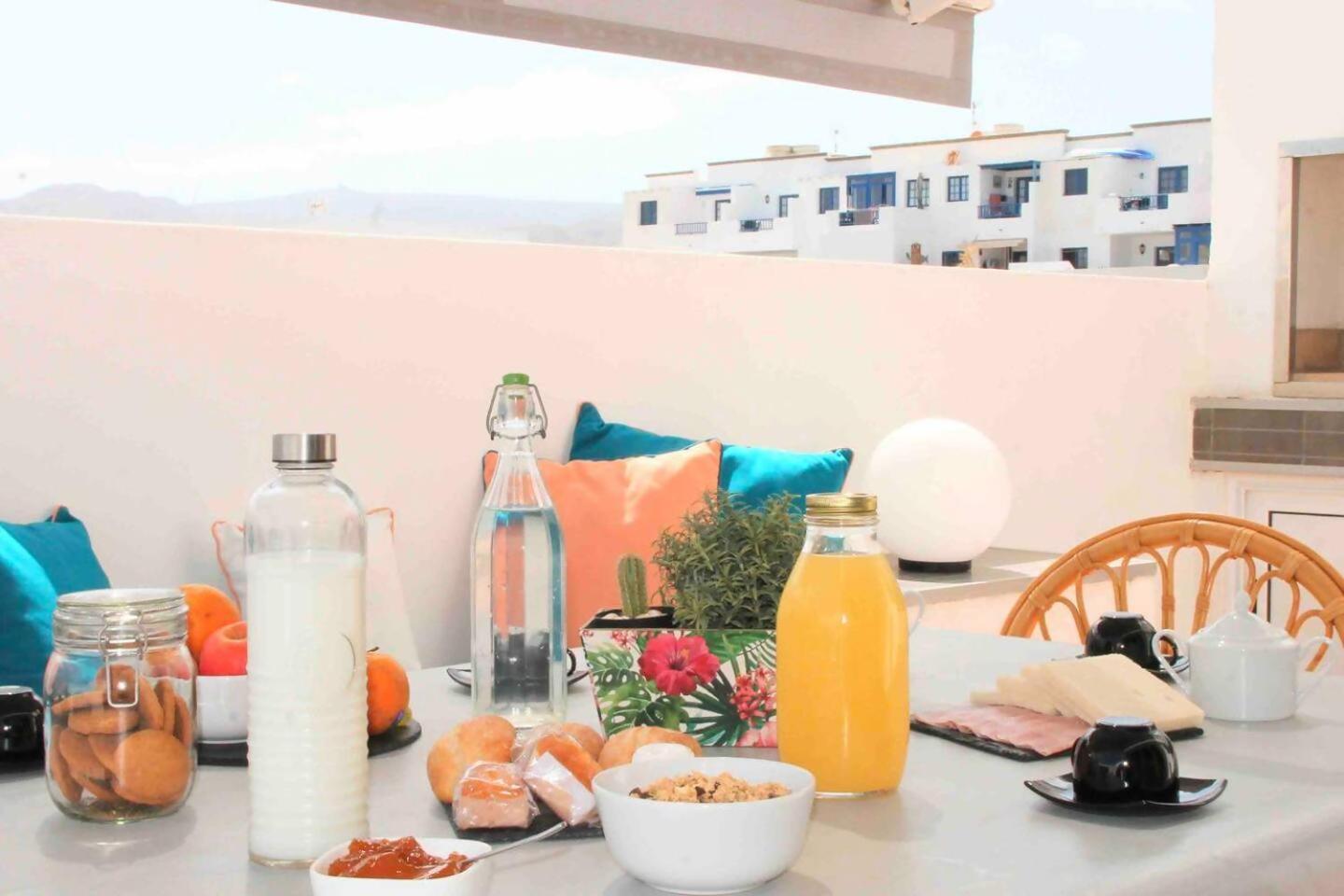 Gran Terraza 1 Minuto De Las Piscinas Naturales Punta Mujeres المظهر الخارجي الصورة